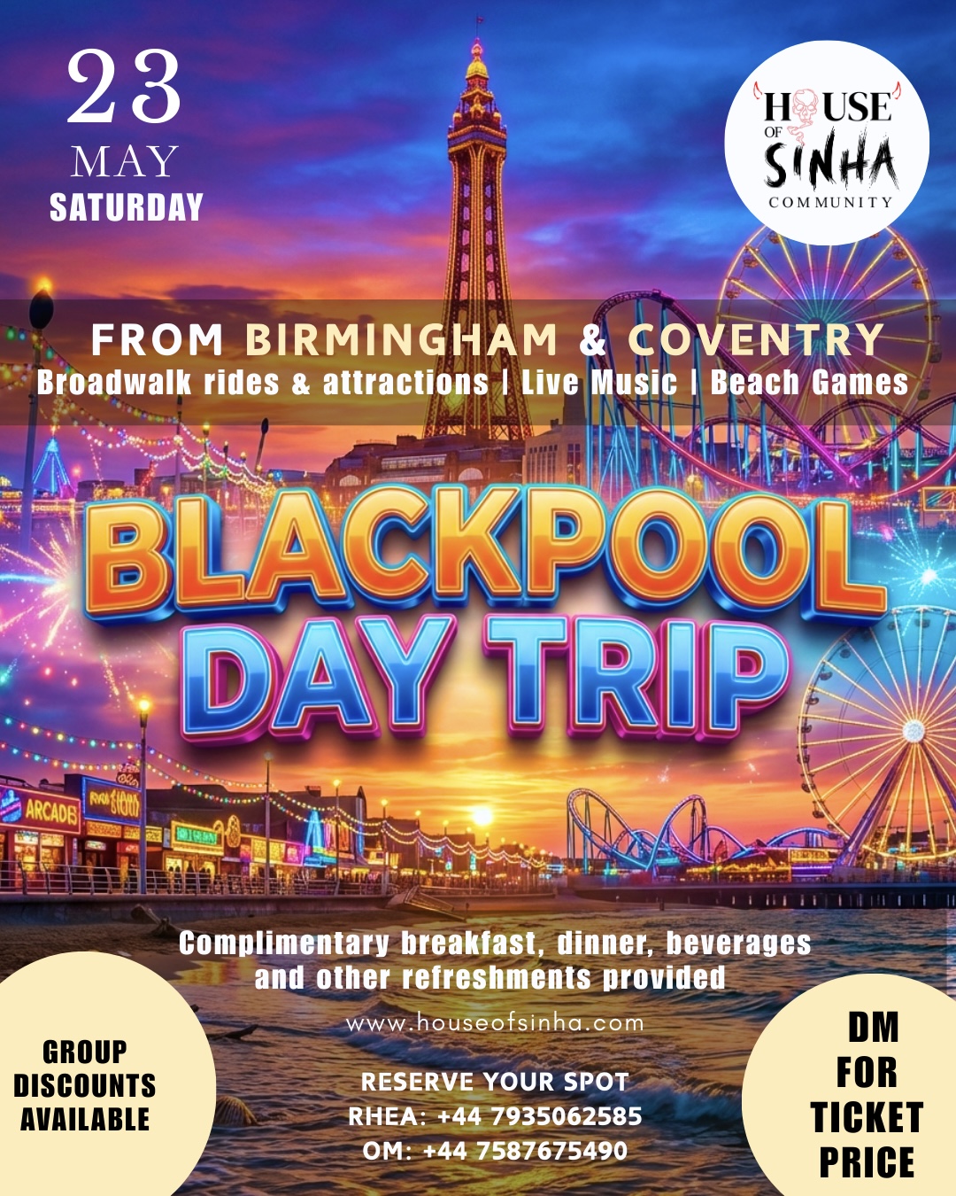 Blackpool Day Trip poster