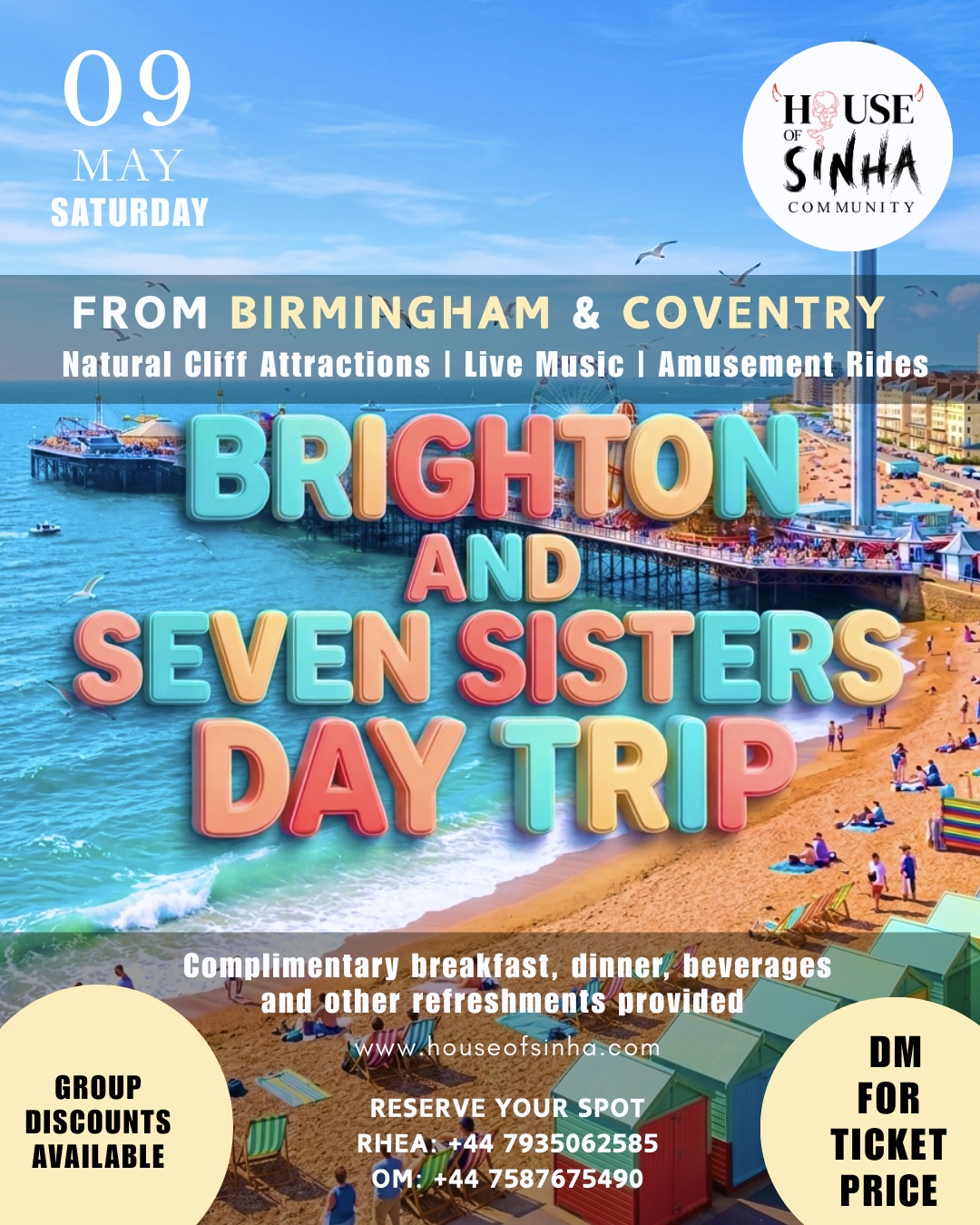Brighton and Seven Sisters poster